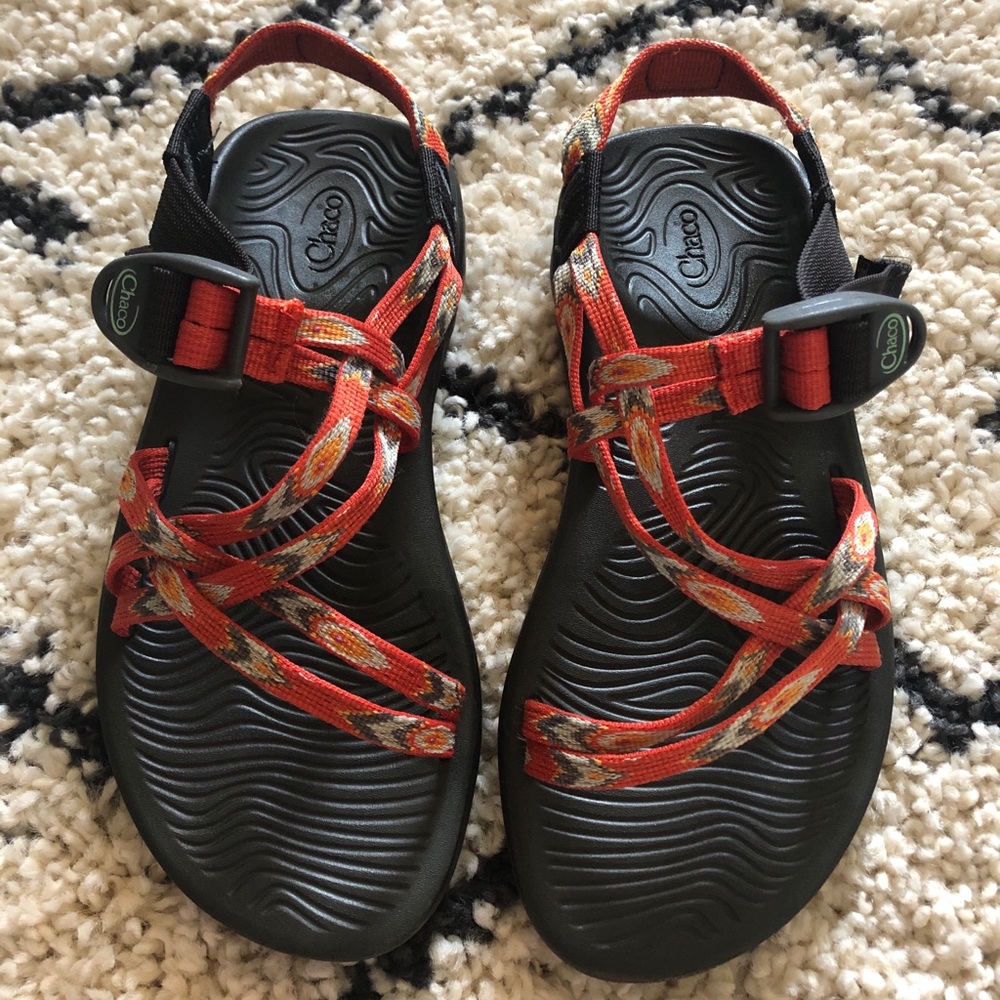 Orange Chacos Size7